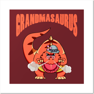 mother's day, grand mother dinosaur Posters and Art